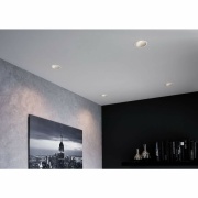 LED Einbauleuchte Cole Coin Weiß/Silber 6W 470lm 2700K IP44 3-Step-Dim