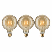 Leuchtmittel Bundle 3x LED Vintage Globe 125