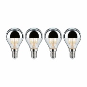 Leuchtmittel Bundle 4x LED Tropfen Kopfspiegel