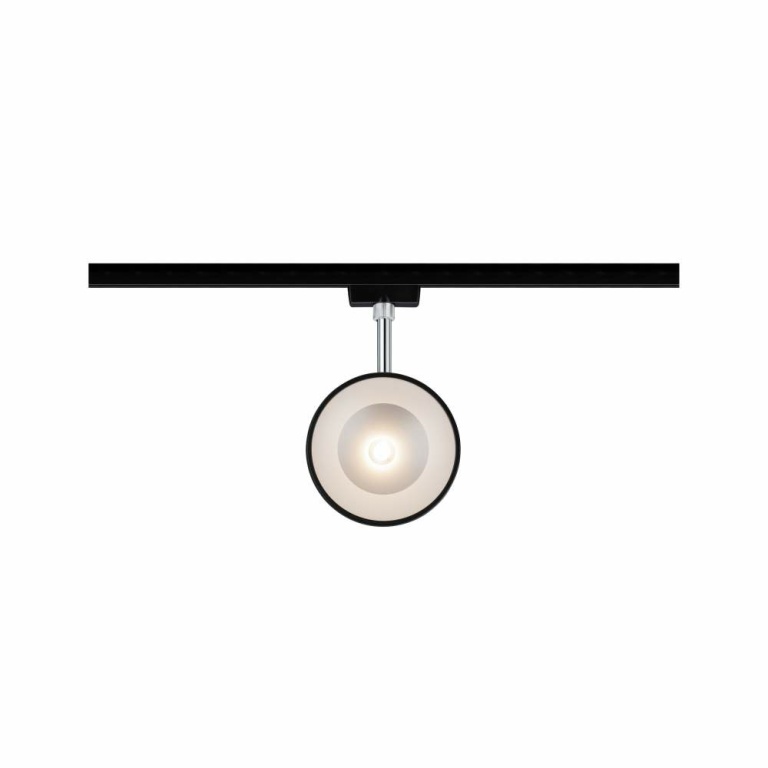 Paulmann URail LED Spot Arena 14W 800lm 2700K dimmbar schwarz matt chrom (LED fest verbaut)