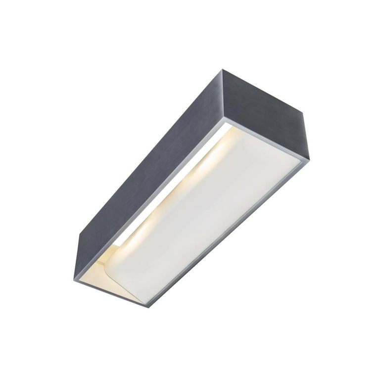 SLV LED Wandleuchte LOGS IN L aluminium/weiß TRIAC dimmbar 3000K 18W CRI 90 1600lm