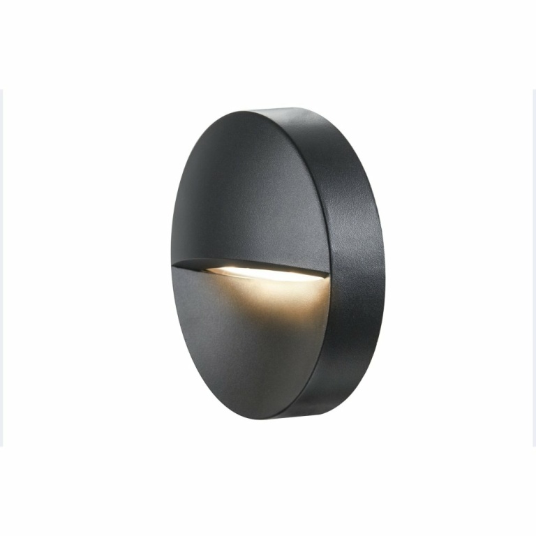 SLV DOWNUNDER OUT round WL Outdoor LED Wandeinbauleuchte anthrazit 3000K