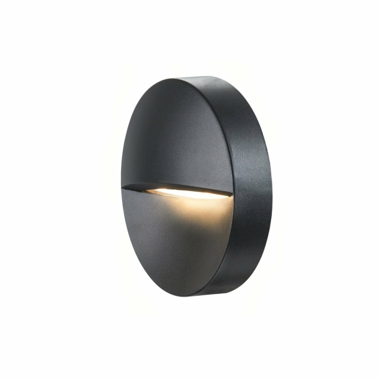 SLV DOWNUNDER OUT round WL Outdoor LED Wandeinbauleuchte anthrazit 3000K