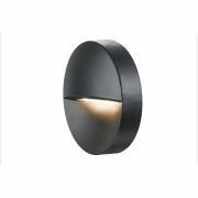 DOWNUNDER OUT round WL Outdoor LED Wandeinbauleuchte anthrazit 3000K