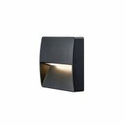 DOWNUNDER OUT square WL Outdoor LED Wandeinbauleuchte anthrazit 3000K