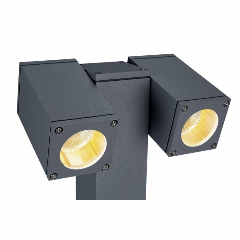 SLV THEO PATHLIGHT double QPAR51 Outdoor Stehleuchte anthrazit