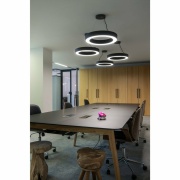 MEDO RING 60 DALI Indoor LED Pendelleuchte schwarz 3000K