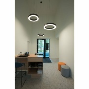 MEDO RING 60 DALI Indoor LED Pendelleuchte schwarz 3000K