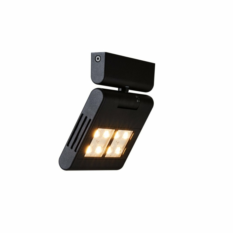 SLV LENITO Indoor LED Wandaufbauleuchte schwarz 3000K