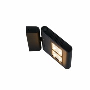 LENITO Indoor LED Wandaufbauleuchte schwarz 3000K