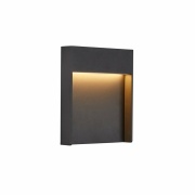 FLATT Outdoor LED Wandaufbauleuchte 3000K IP65 anthrazit