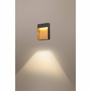 FLATT SENSOR Outdoor LED Wandaufbauleuchte 3000K IP65 anthrazit