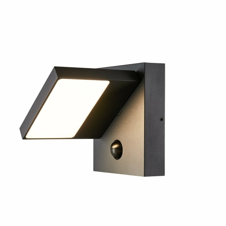 SLV ABRIDOR SENSOR Outdoor LED Wandaufbauleuchte IP55 anthrazit