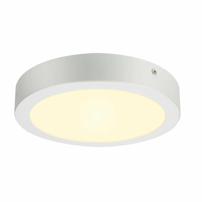 SLV SENSER 24 Indoor LED Deckenaufbauleuchte rund weiß