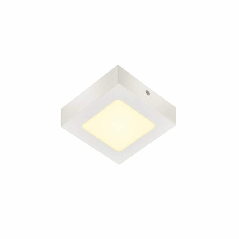 SLV SENSER 12 Indoor LED Deckenaufbauleuchte eckig weiß