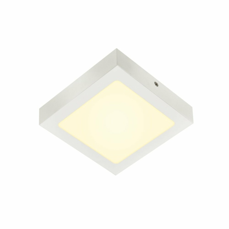 SLV SENSER 18 Indoor LED Deckenaufbauleuchte eckig weiß