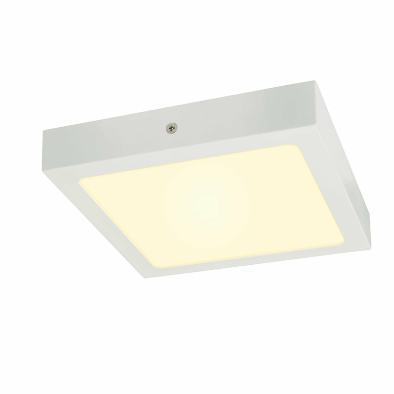 SLV SENSER 24 Indoor LED Deckenaufbauleuchte eckig weiß