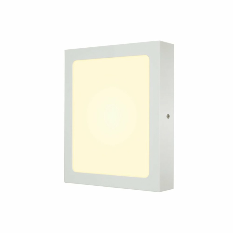 SLV SENSER 24 Indoor LED Deckenaufbauleuchte eckig weiß