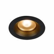 DINGILO Indoor LED Deckeneinbauleuchte schwarz 2700K schwenkbar