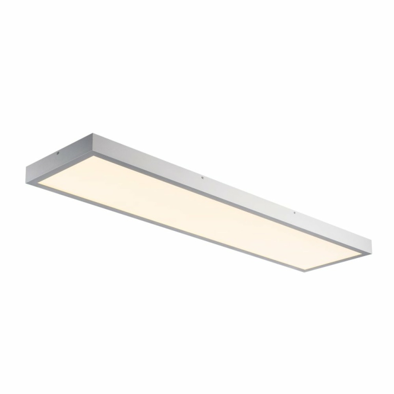 SLV PANEL DALI Indoor LED Deckenaufbauleuchten 1200x300mm grau 3000K