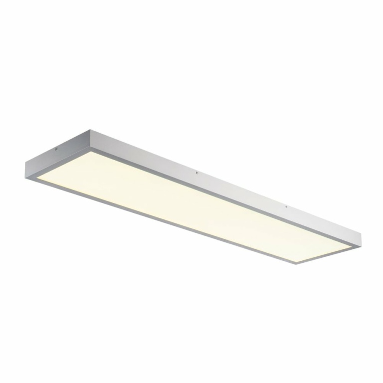 SLV PANEL DALI Indoor LED Deckenaufbauleuchten 1200x300mm grau 4000K