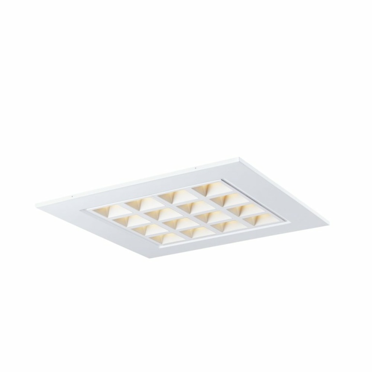 SLV PAVONO 600x600 Indoor LED Deckeneinbauleuchte weiß 3000K UGR<(><<)>16