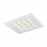 PAVONO 620x620 Indoor LED Deckeneinbauleuchte weiß 4000K UGR<(><<)>16