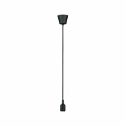 Neordic Pendelleuchte Ketil IP44 E27 max. 20W Schwarz dimmbar Silikon/Kunststoff 1-flammig