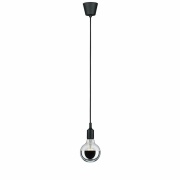 Neordic Pendelleuchte Ketil IP44 E27 max. 20W Schwarz dimmbar Silikon/Kunststoff 1-flammig