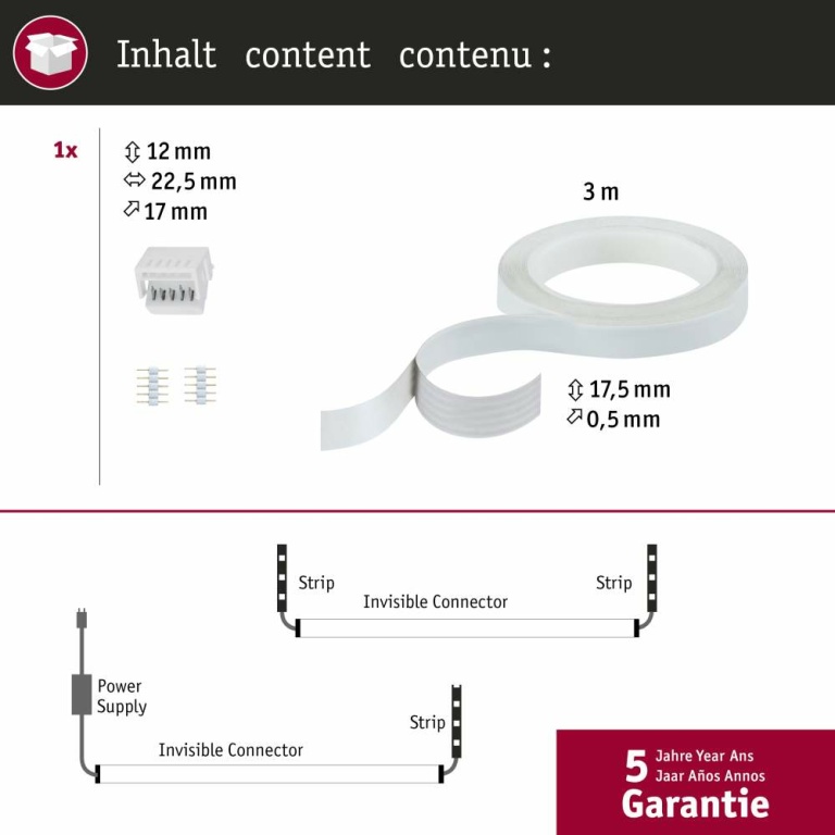 Paulmann MaxLED Invisible Connector 3m