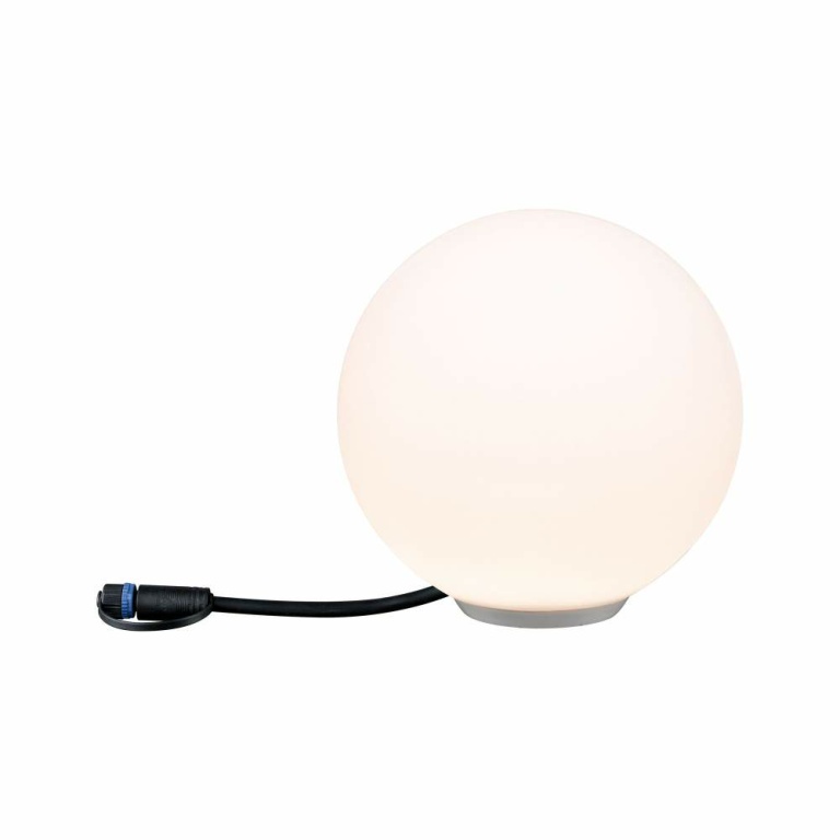 Paulmann Plug & Shine LED Lichtobjekt Smart Home Zigbee RGBW Globe 200mm IP65 3000 - 6500K 2,8W Weiß