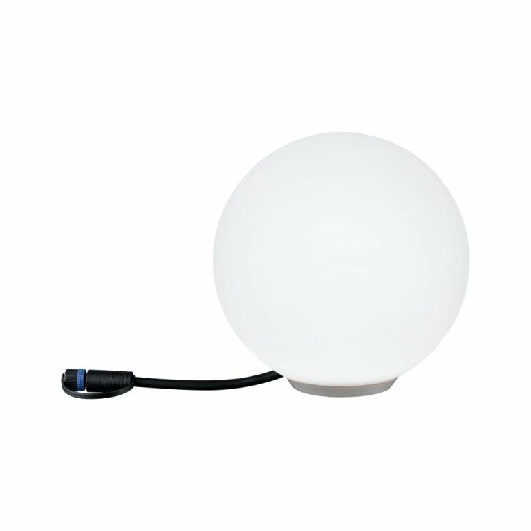 Paulmann Plug & Shine LED Lichtobjekt Smart Home Zigbee RGBW Globe 200mm IP65 3000 - 6500K 2,8W Weiß