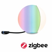 Plug & Shine LED Lichtobjekt Smart Home Zigbee RGBW Globe 200mm IP65 3000 - 6500K 2,8W Weiß