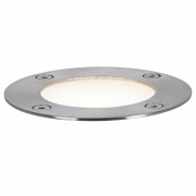 Plug & Shine LED Bodeneinbauleuchte Smart Home Zigbee RGBW Einzelspot IP65 3000 - 6500K 3,6W Silber