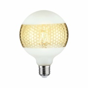 LED G125 Ringspiegel Gold glanz gepunktet E27 2.700K dimmbar