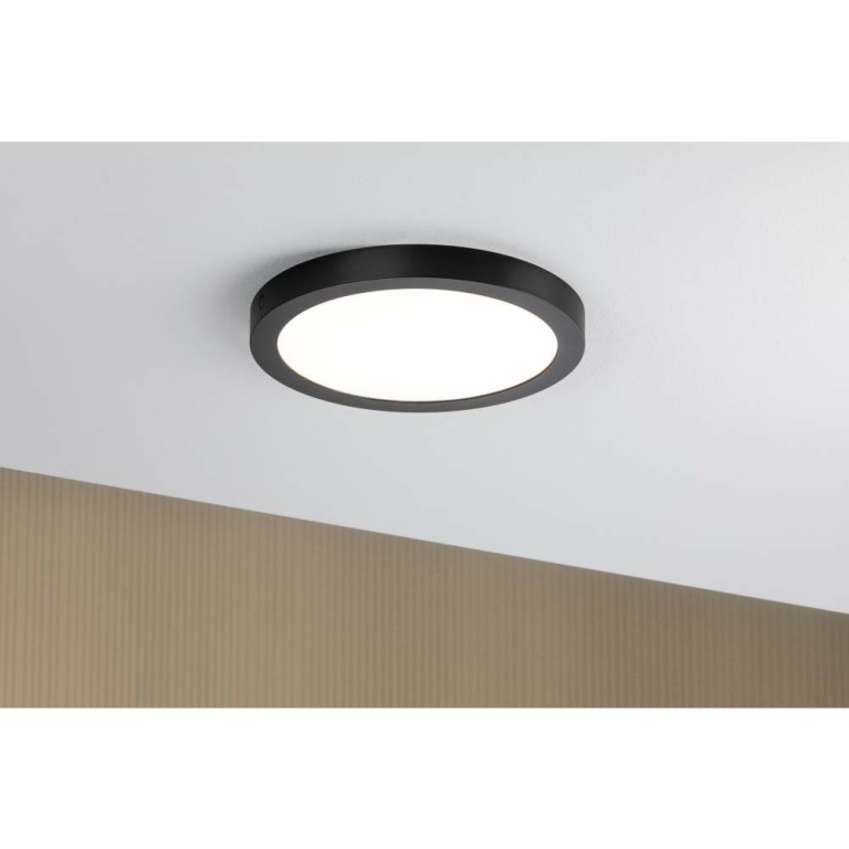 Paulmann LED Panel Abia rund 300mm 22W 2.700K Schwarz matt