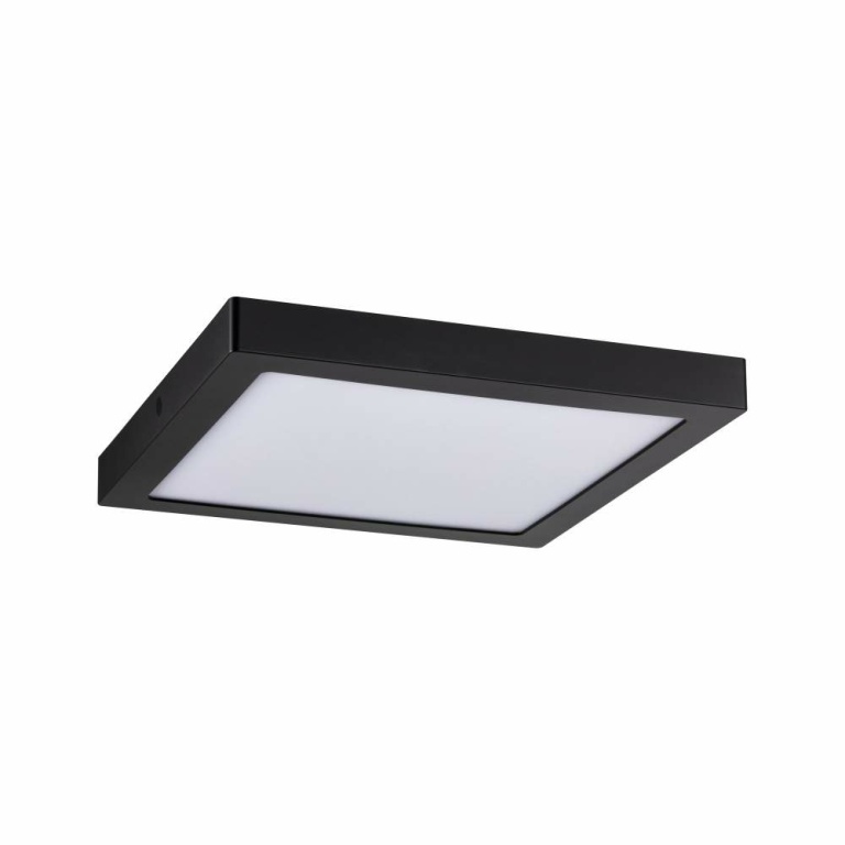 Paulmann LED Panel Abia eckig 300x300mm 22W 2.700K Schwarz matt