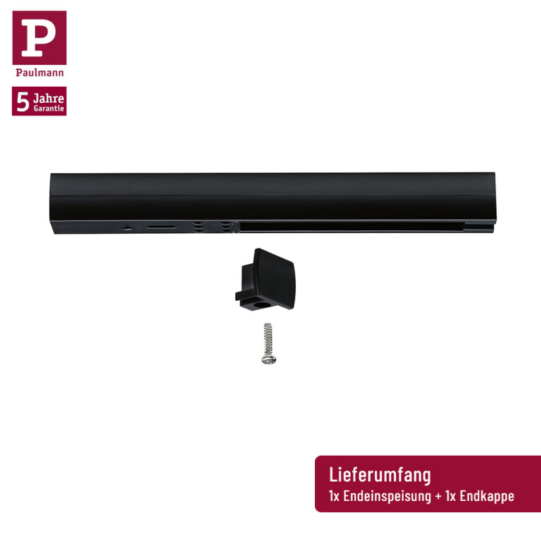 Paulmann URail Einspeisung Anfang/Ende Schwarz max. 1000W