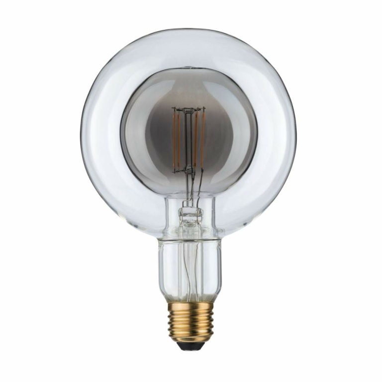 Paulmann LED Inner Shape Globe G125 4 Watt Rauchglas E27 2.700K Warmweiß