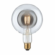 LED Inner Shape Globe G125 4 Watt Rauchglas E27 2.700K Warmweiß