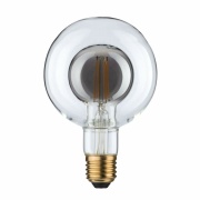 LED Inner Shape Globe G95 4 Watt Rauchglas E27 2.700K Warmweiß