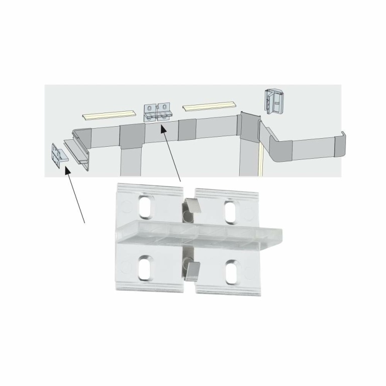 Paulmann Duo Profil Set 200cm inkl. Clips und Diffusor