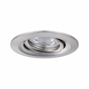 LED Einbauleuchte Nova mini Plus Coin 1er-Set schwenkbar EasyDim 4,2W 2700K Eisen gebürstet dimmbar 230V