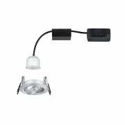 LED Einbauleuchte Nova mini Coin 1er-Set schwenkbar 4W 2700K Alu gedreht 230V