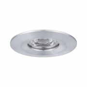 LED Einbauleuchte Nova mini Coin 1er-Set starr IP44 4W 2700K Alu gedreht 230V