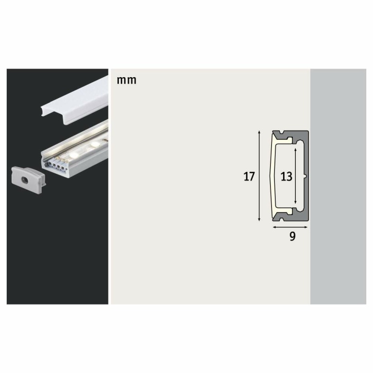 Paulmann Base Profil 200cm mit Diffusor