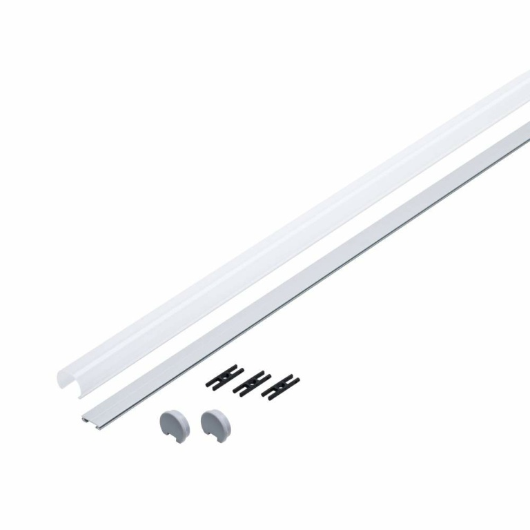 Paulmann Tube Profil Set 200cm inkl. Clips, Endkappen und Diffusor