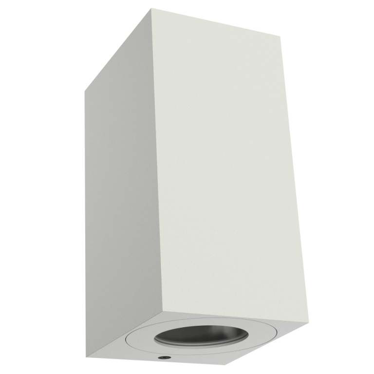 Nordlux Up & Down Außen-Wandleuchte Canto Maxi Cubi 2 Weiss IP44 2x GU10 28W