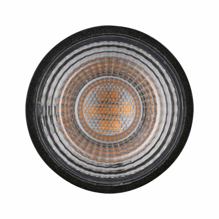 Paulmann LED  6,5 Watt Schwarz matt GU5,3 2.700K Warmweiß