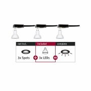 Einbauleuchte Choose LED-Modul GU10 3er Set 6,5W 2700K Non Dim 230V